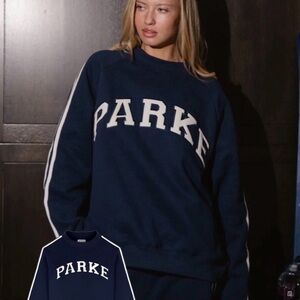 NEW PARKE Sport Stripe Mockneck Shadow Shadow S/M